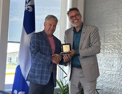 Richard Marin, récipiendaire de la Médaille du Député