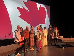 Cérémonie de citoyenneté canadienne en Haute-Gaspésie