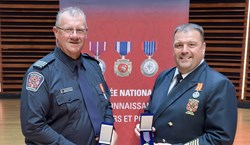 Médaille d'acte méritoire pour Steve Dumont et Clément Daraiche